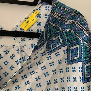 Roberta Roller Rabbit 100% silk kaftan